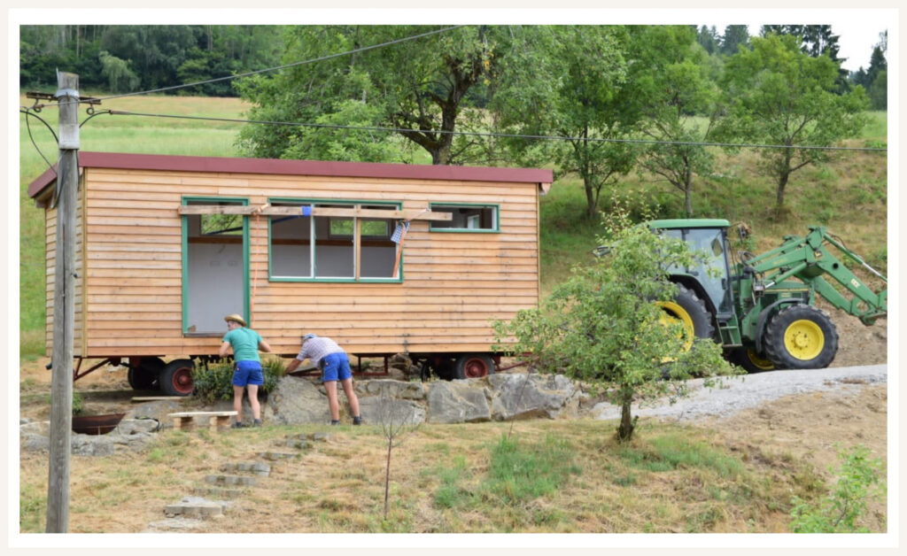 Aufbau Tiny House