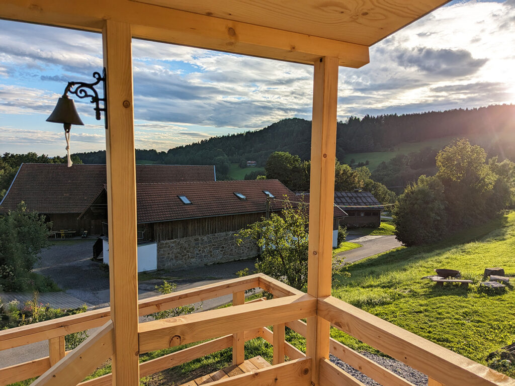 Balkon vom Tiny House